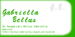 gabriella bellus business card